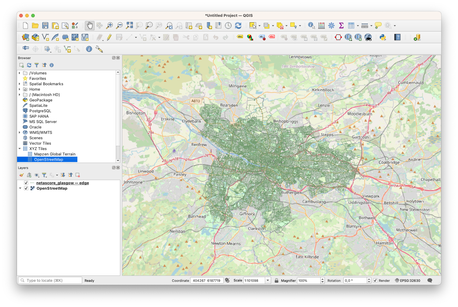 OSM basemap