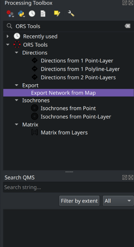 Export Network from Map